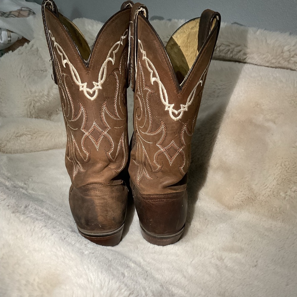 Tony Lama Vaquero Womans Western with Sorrel Taos Leather
Square Toe Boots - Picture 3 of 6